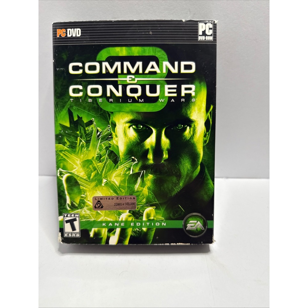 Command & Conquer 3 Tiberium Wars Kane Edition PC DVD Limited Edition RTS Game